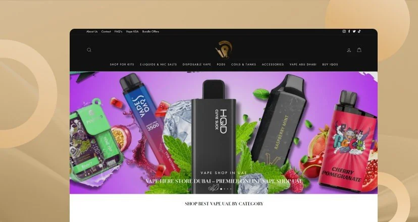 Vape-shop-dubai.com Case Study